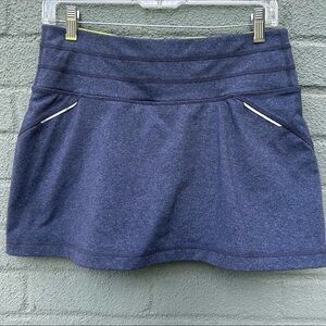 ATHLETA Relay Grip Skort Shorts in Gray & Yellow Size Small